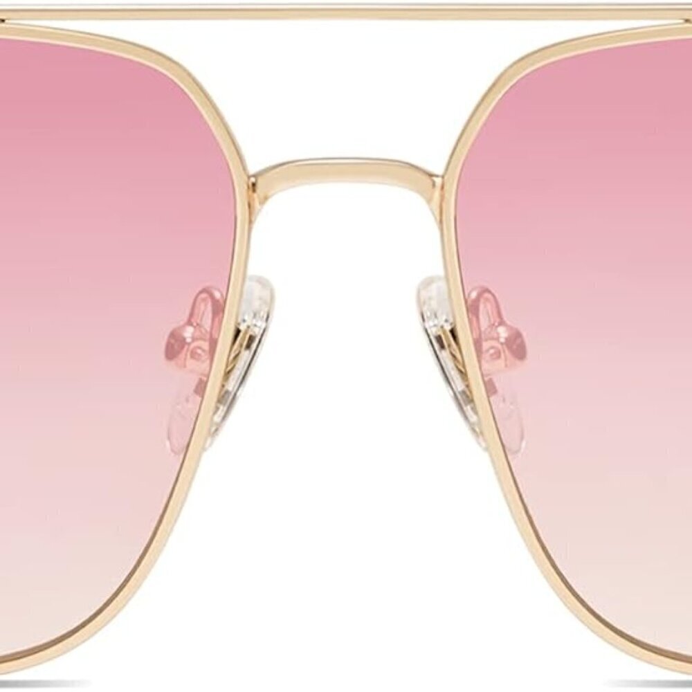 Retro Square Aviator Sunglasses Unisex UV400 Light Lens Shades Y2K